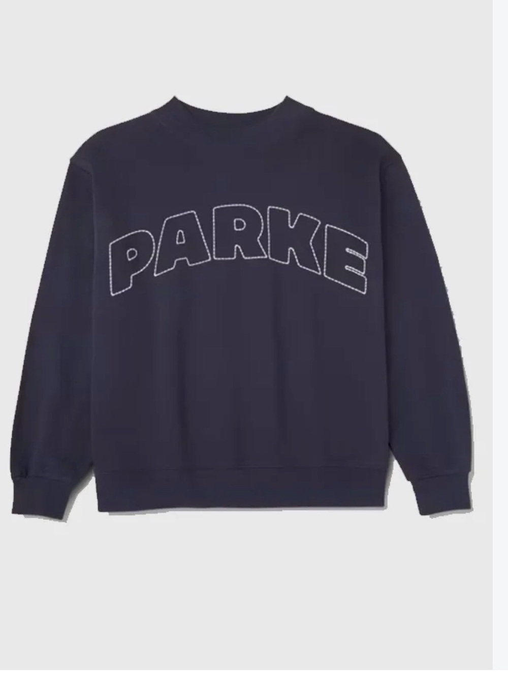 Parker Women's Navy Logo Sweatshirt - Cozy Crewneck b213